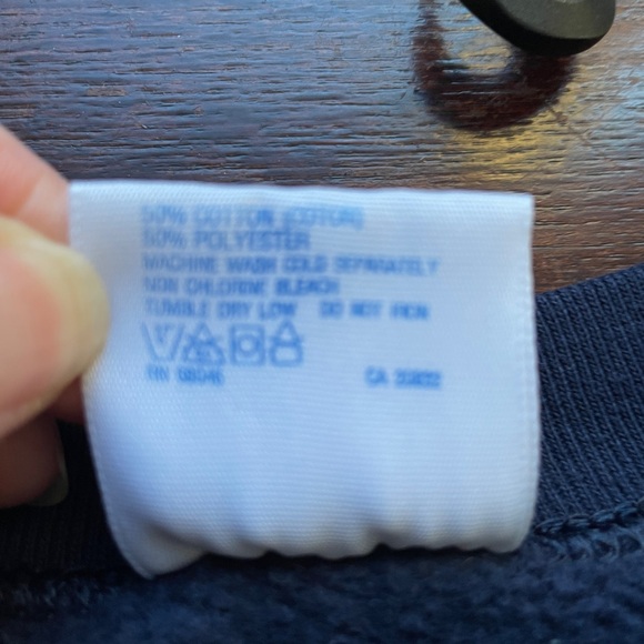 Vintage! USA Navy Blue Sweatshirt size Large - Picture 4 of 9